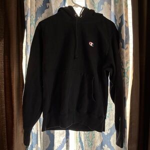 Black champion hoodie women’s size medium
